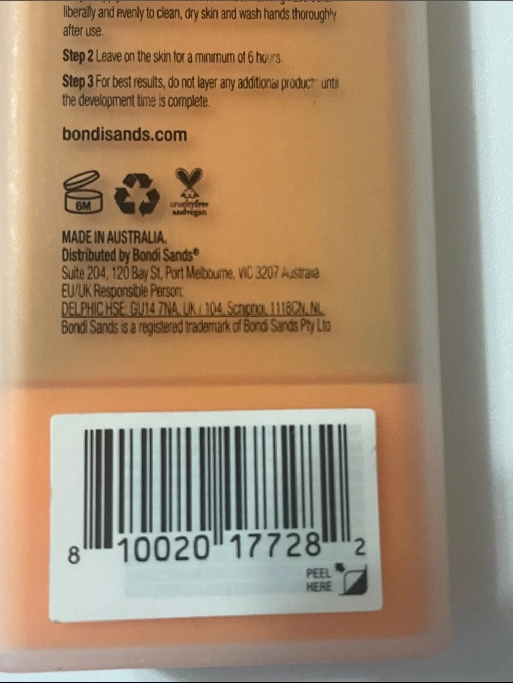 Bondi Sands Technocolor Caramel Self-Tanning Face Serum - Orange NEW 3 pack